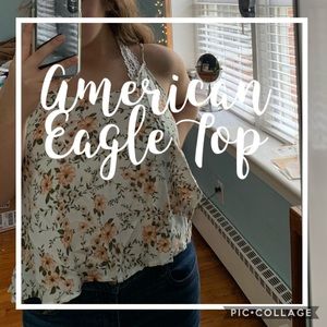 American Eagle Floral Top- Price is final!:)